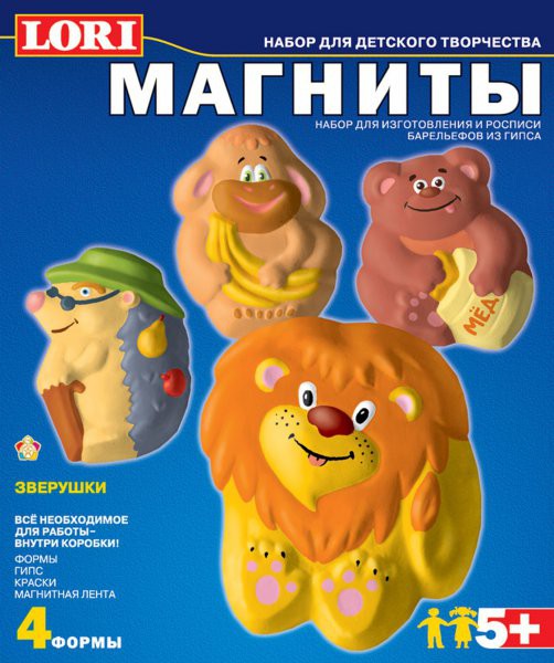 LORI М-009 Фигурки на магнитах Зверушки. 73,55 руб.jpg