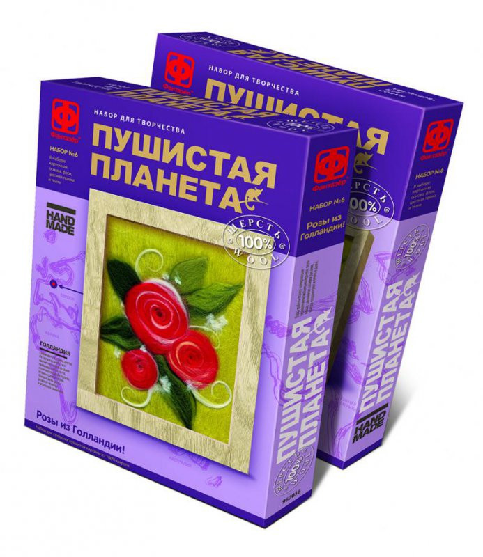 Набор для творчества Пушистая планета арт.967036 №6 Розы. 289,67 руб.jpg