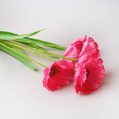 Маки, букет малиновый арт. 9132 175р НОВАЯ ЦЕНА 150р