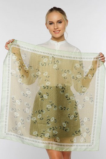 П9090-1-зеленый. Микрофибра. 75х75. Ra-mi-ta. Италия. 325 руб.jpeg
