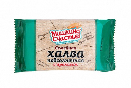 Халва арахисовая весовая в нарезке Семейная Мини 350 г