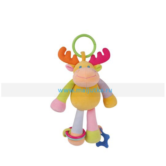 Прорезыватель, игрушка, Лосенок, велюр, 20см, BABYBOW 184 р..jpg