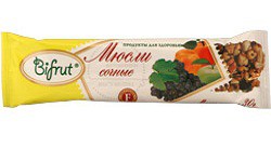 30 гр BIFRUT батончик-мюсли на фруктозе СОЧНЫЙ
