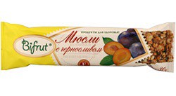 30 гр BIFRUT батончик-мюсли на фруктозе с ЧЕРНОСЛИВОМ