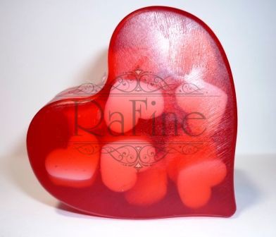 Мыло подарочное ручной работы  Аромат: по мотивам J`adore (Christian Dior)