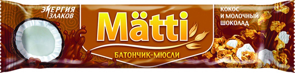 Бат мюсли Маtti Кокос и молочный шоколад 24г 13 мес	20,83