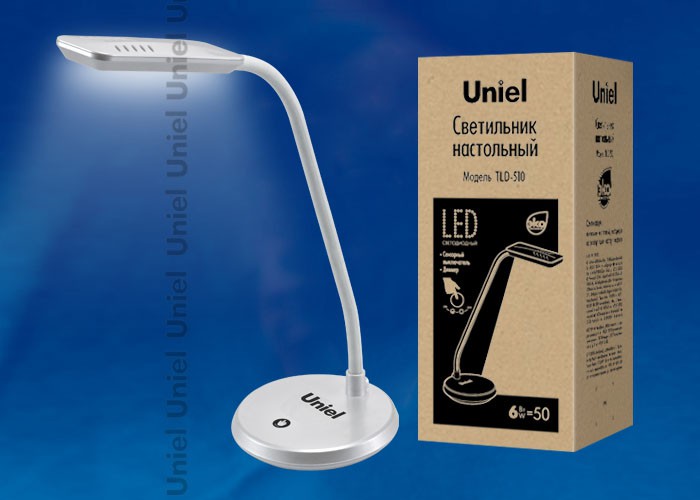 TLD-510 LED 6W 550Lm С диммером ЧЕРНЫЙ, БЕЛЫЙ, КРАСНЫЙ 1650р.jpg