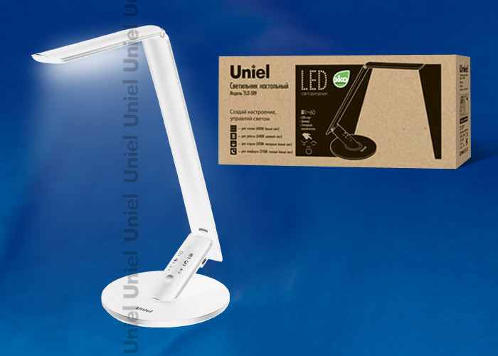 TLD-509 LED 840Lm. 4 режима-2700K, 4200K, 5000K, 6400K Dimer USB порт С диммером 4775p...jpg