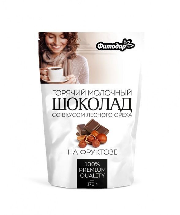 Напиток Гор.Шоколад Молочный со вкусом лес.ореха на фрукт 170г 12 мес