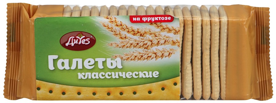 Галеты ДиYes классические на фруктозе 160г 6 мес	45,85