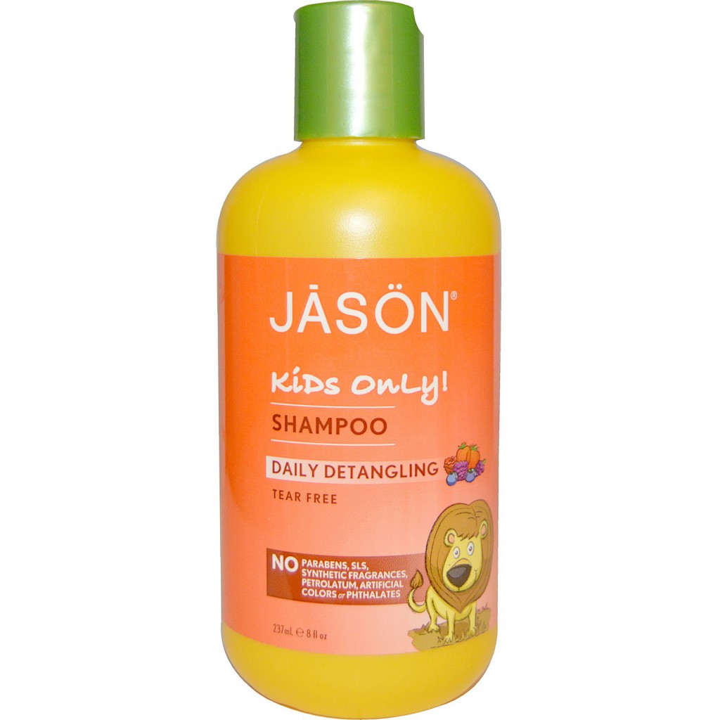 Jason Natural, Kids Only! Shampoo, Daily Detangling, 8 fl oz (237 ml)