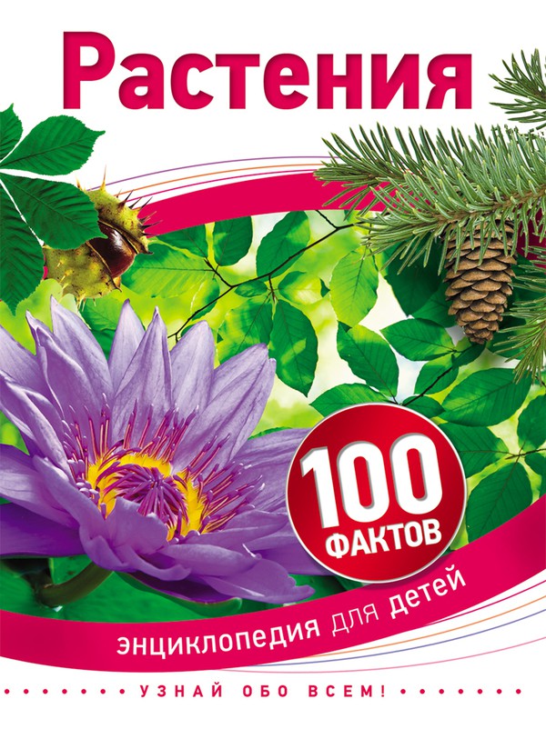 Книга. 100 фактов. Растения 115,20р