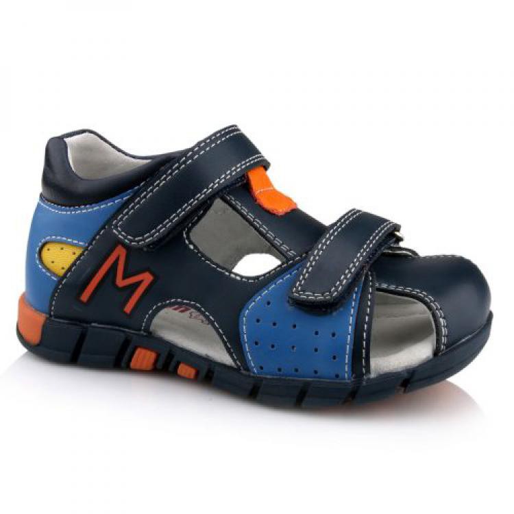 63-02-С Сандалии мальч. 26-31 т.синий 1118,00