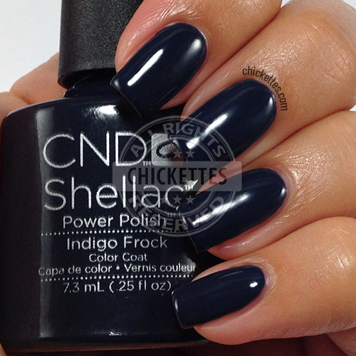 Shellac. Indigo Frock