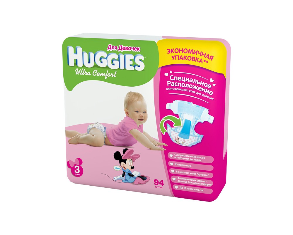 4018, HUGGIES Ultra Comfort    3/94   (5-9 ) - 1103 .