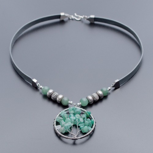 Jade & Green Aventurine Bead Necklace.jpg