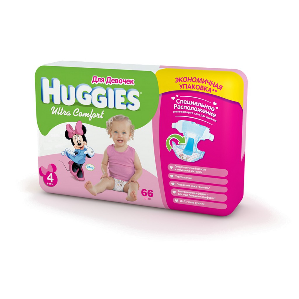 4020, HUGGIES Ultra Comfort    4/66  (8-14 ) - 972 .