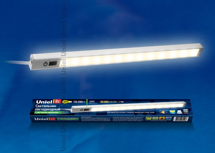 ULM-F03-8WWMS IP40 Светодиодный светильник с датчиком движения, 110-240В. Длина 35 см. Теплый белый свет. 1282p.jpg