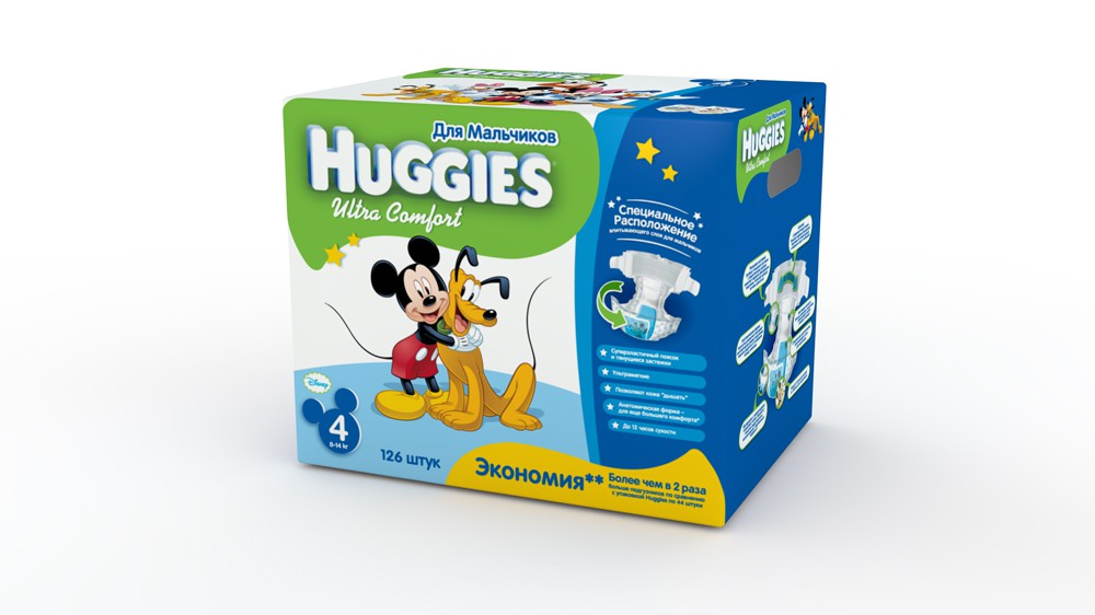 4027, HUGGIES Ultra Comfort Disney Box (42*3)    4/126  (8-14 ) - 1745 .