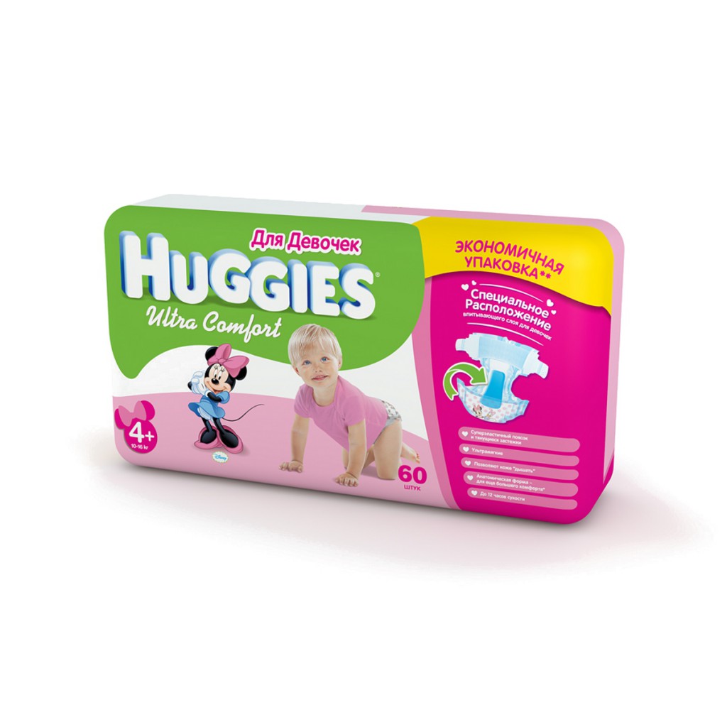 4008, HUGGIES Ultra Comfort    4+/60  (10-16 ) - 972 .