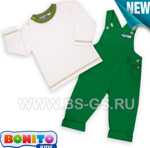 BK173K, 68-74-80-86-92, комбинезон+кофта для мал и дев,, зел. 690руб.jpg