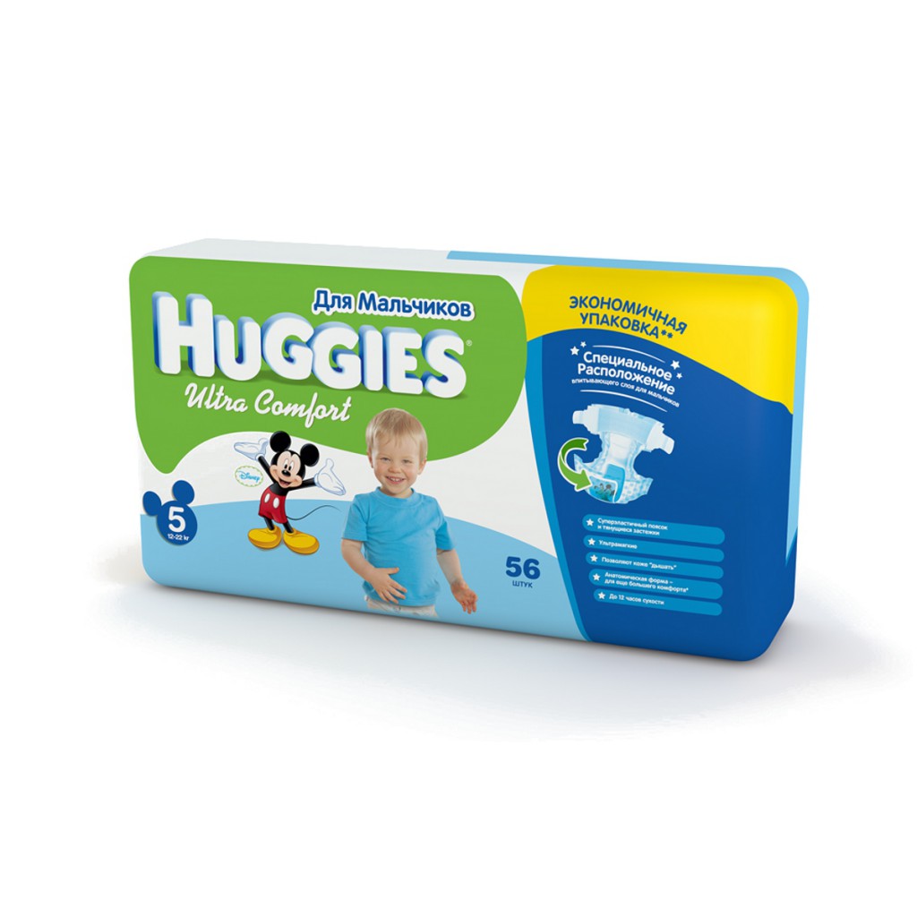 4013, HUGGIES Ultra Comfort    5/56  (12-22 ) - 972 .