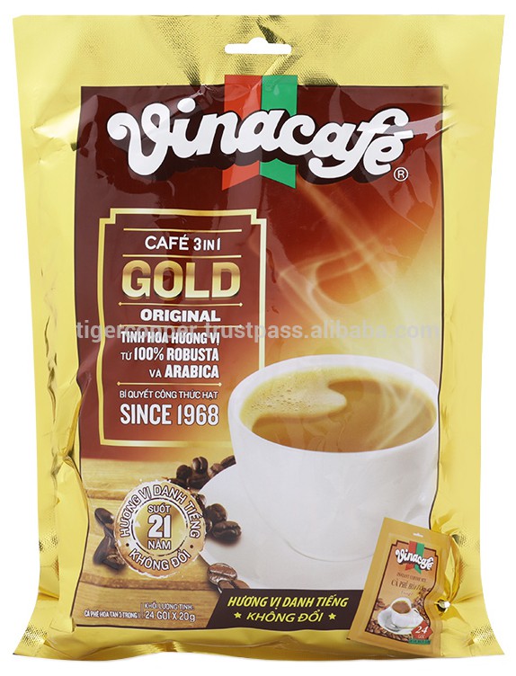 05.051 Gold Original (3 in1) 20g-24 sachets VinaCafe 300