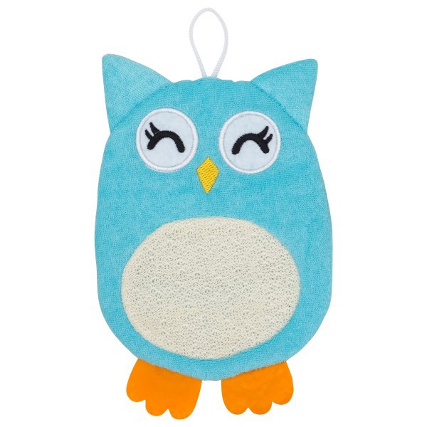 ROXY-KIDS Мочалка-рукавичка махровая Baby Owl хлопковая ткань - 168,75 руб