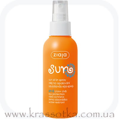 ZIAJA Sun Oil Spray SPF 6      SUN SPF 6 (125 )-262 