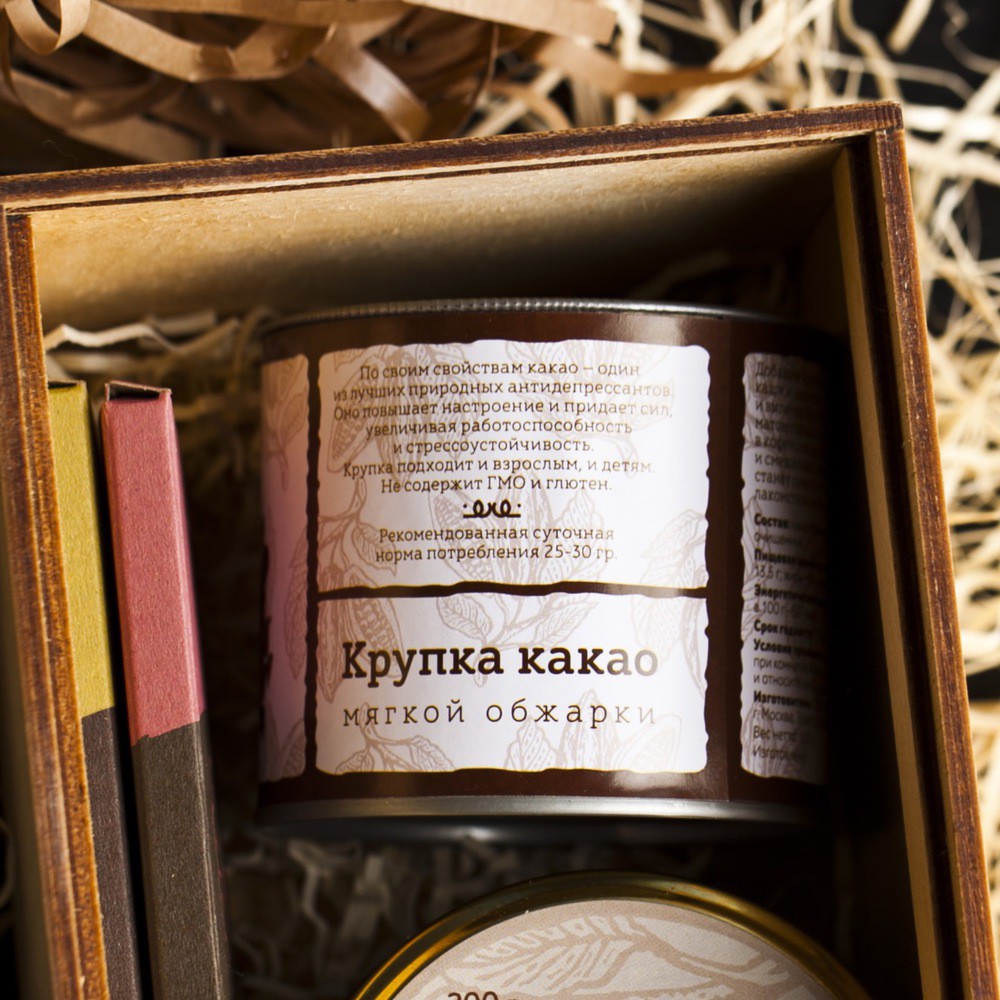 Какао-крупка мягкой обжарки, 100 гр, 130 руб
