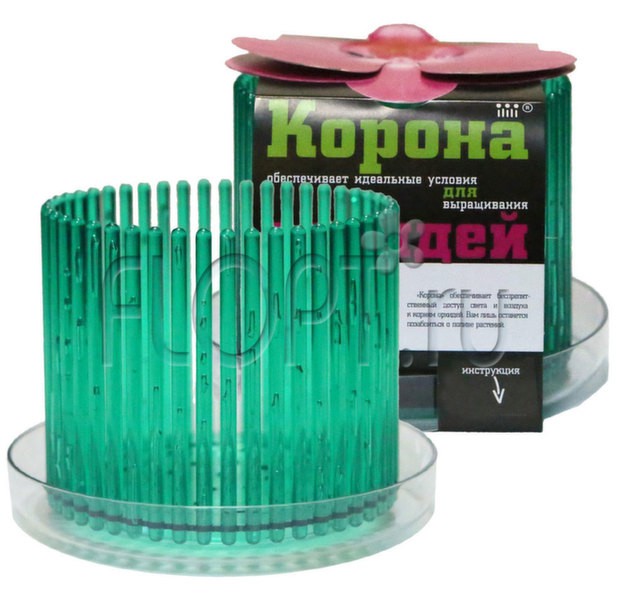 Горшок для орхидей Корона, зеленый, д13. 190,5 руб.jpg