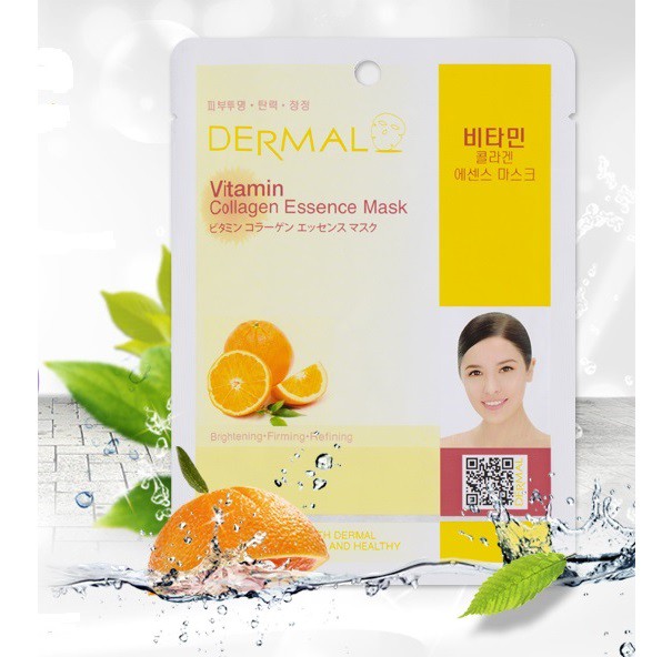 (850286) Dermal 005 Косметическая маска с коллагеном и витамином С 