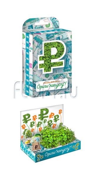 Подарочный набор Живая открытка Стриги капусту. 15х8х2,5 см. 124,74 руб.jpg
