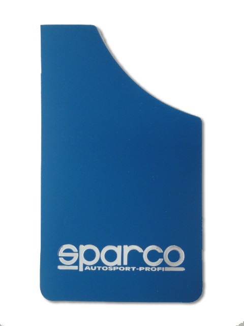 Брызговик Sparco (малый, синий) 4шт 170р