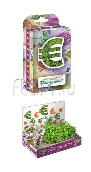 Подарочный набор Живая открытка Евро-зелень. 15х8х2,5 см. 124,74 руб.jpg