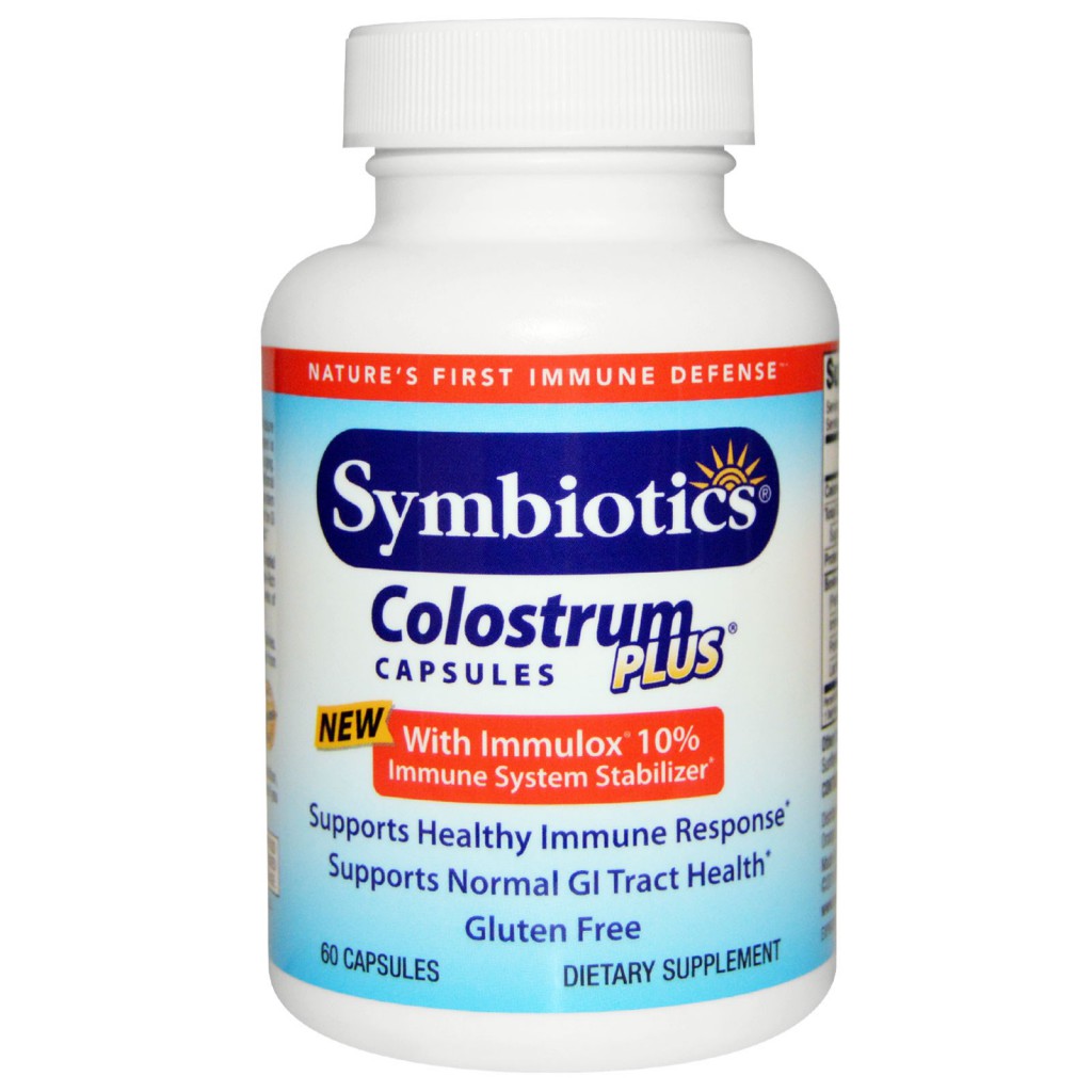 Symbiotics, Colostrum Plus, 60 Capsules