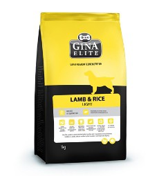 GINA DOG Elite Lamb & Rice Light