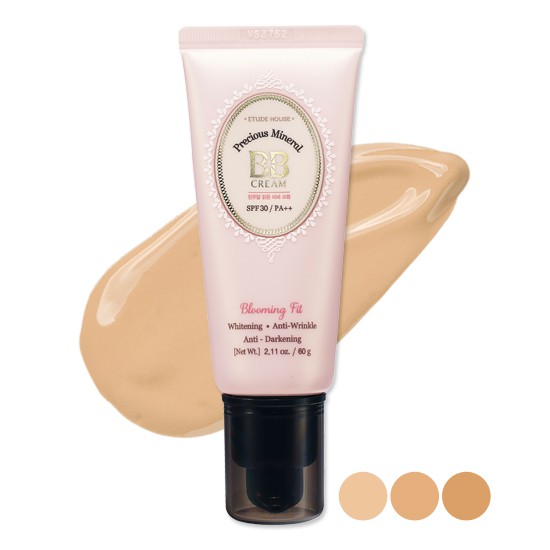 Precious Mineral BB Cream Blooming Fit SPF30 60гр 1) N02 св. беж 1120руб