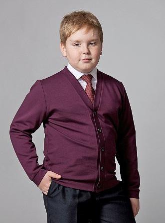 Кр.163 Кардиган трикотажный Серый, синий, черный, бордовый.jpg