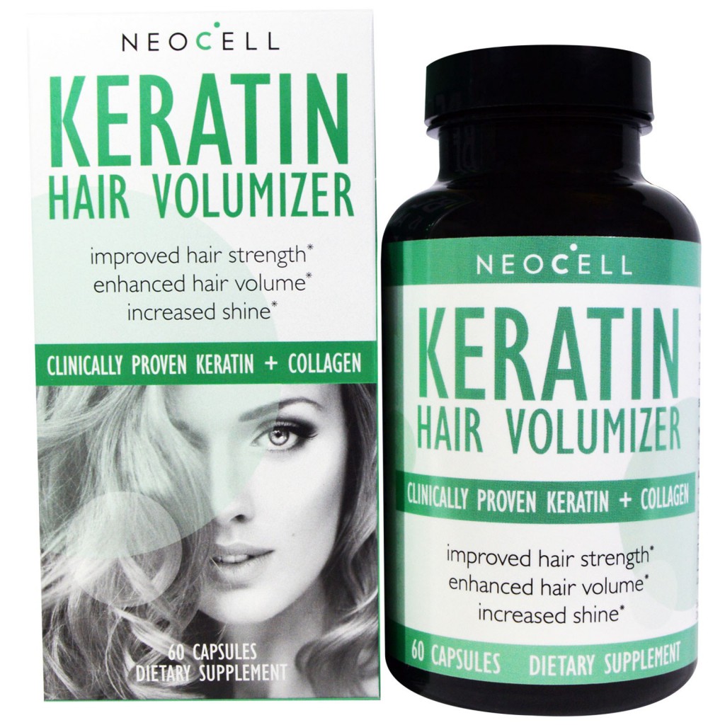 Neocell, Keratin Hair Volumizer, 60 Capsules