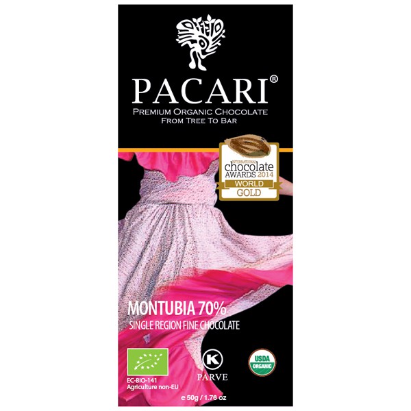   Pacari Montubia 70%, 50  