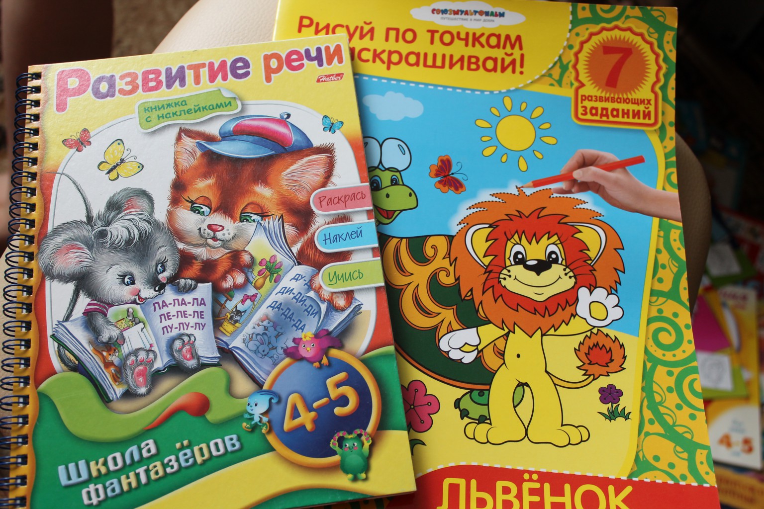 Львенок 40 р., развитие речи 92 р.
