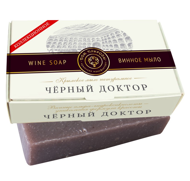 86р Винное мыло Черный доктор (Anti-Age комплекс)