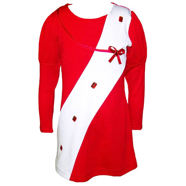 Платье ленточка (Арт. 35028) красное, 329,00.jpg
