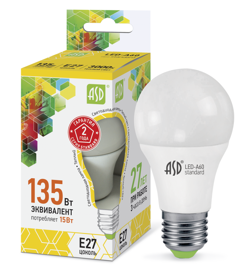 LED-A60-std 15 27 3000 125.0 ( 150,00)