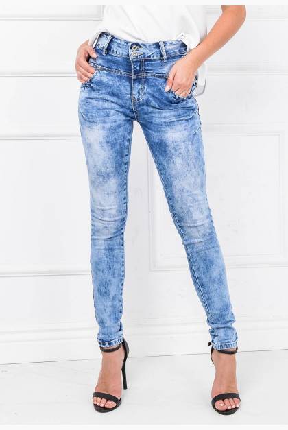 Fa051-rurki-jeans-marmurkowe-kieszenie-guziki 1579  S M L XL XS.jpg