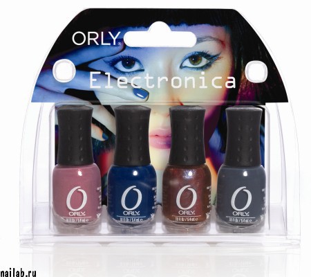 ORLY&#174;  Mani Mini Kits "ELECTRONICA MINI KIT", 5.3.4.