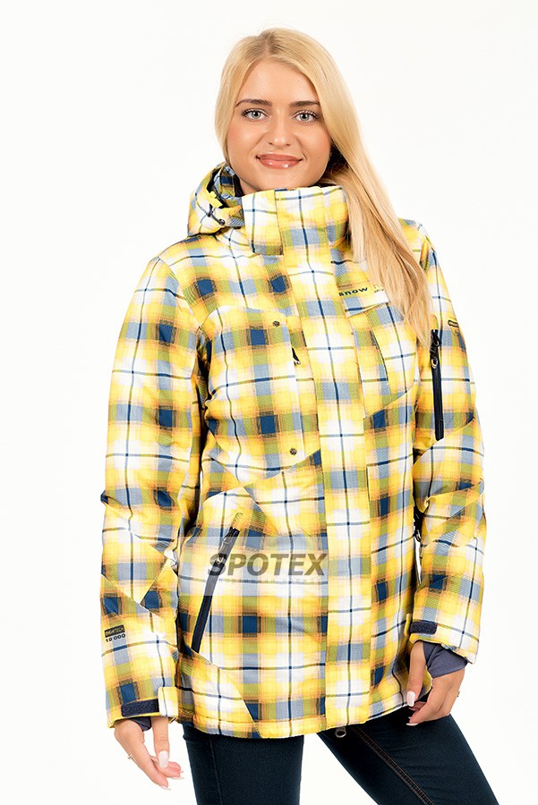 Jenskaya gornolyijnaya kurtka Snow Headquarter B-8261 yellow.jpg