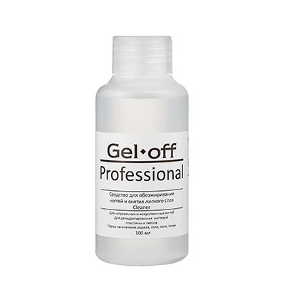 Gel*off         Cleaner Shellac Professional 100 -30 