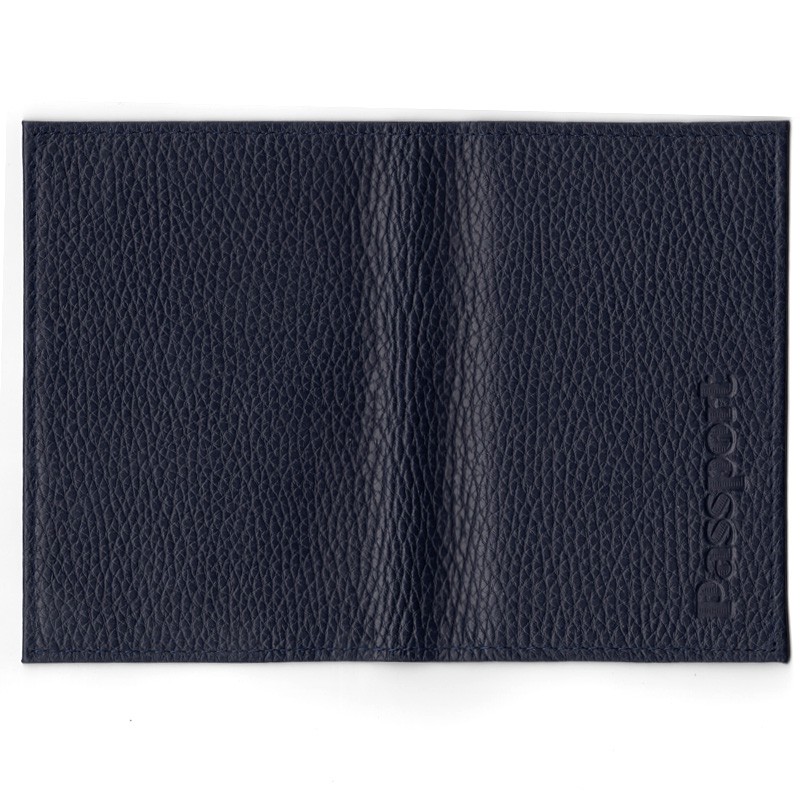 220р Обложка для паспорта Classic navy кожа.jpg